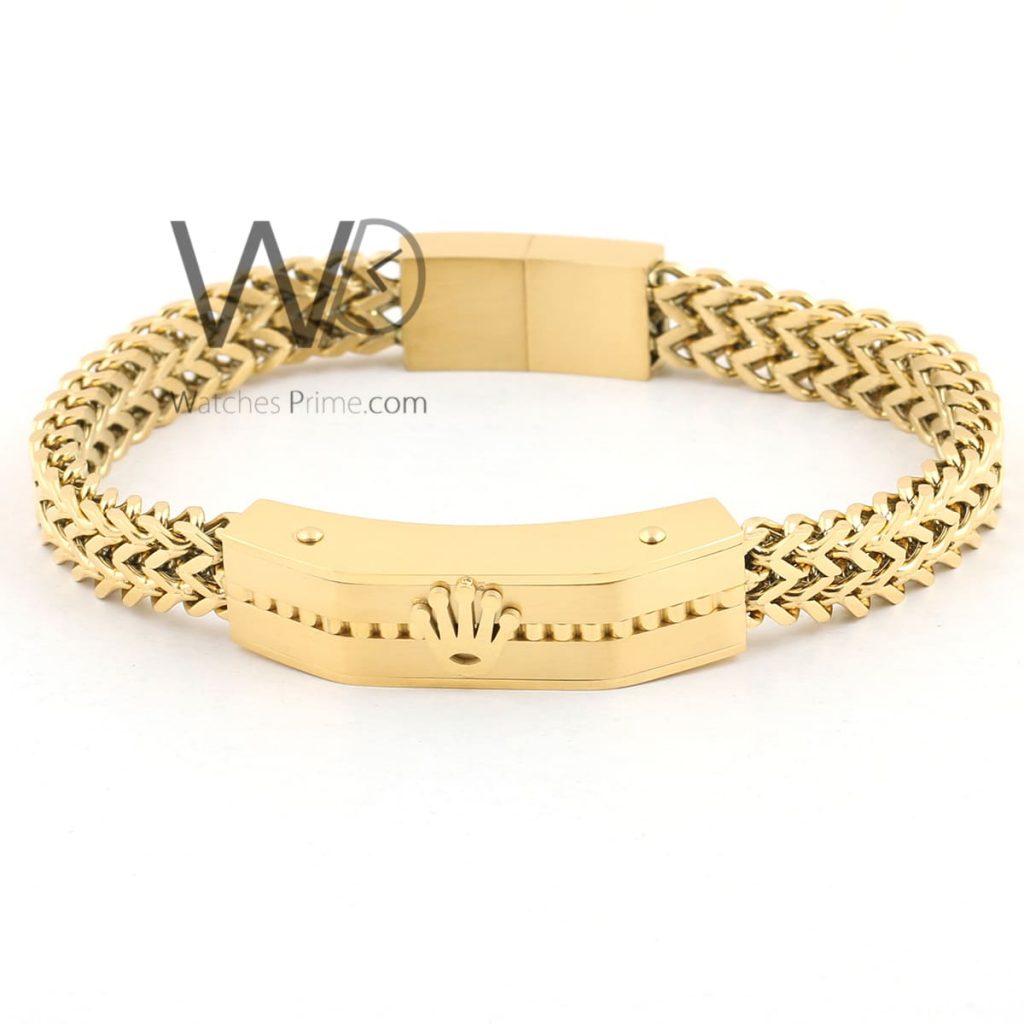 Rolex gold stainless steel men's bracelet | Watches Prime