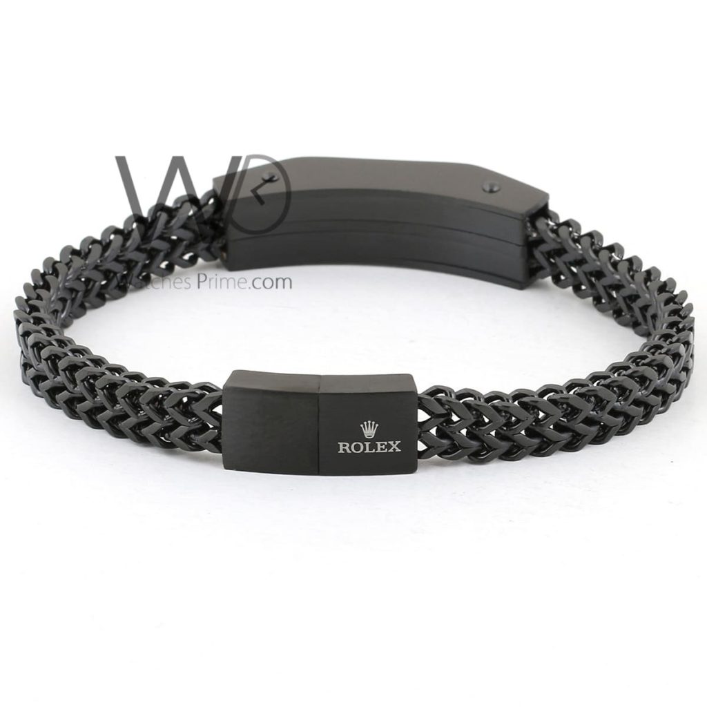Rolex stainless steel black men's bracelet | Watches Prime