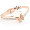 Butterfly women's bracelet metal rose gold | Watches Prime