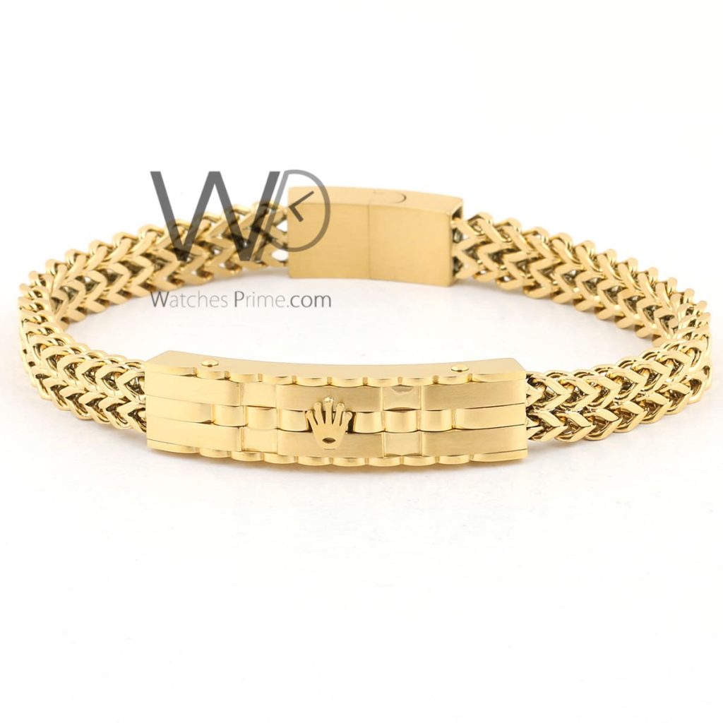 Rolex stainless steel gold men's bracelet | Watches Prime