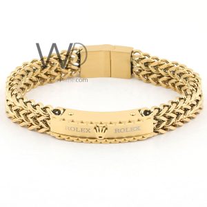 Rolex gold stainless steel men bracelet | Watches Prime