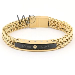 Rolex metal gold men bracelet