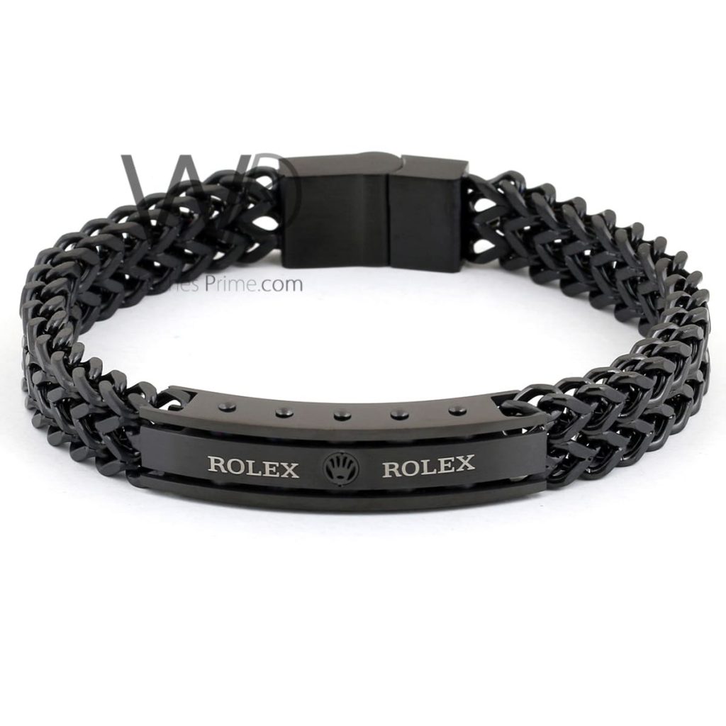 Rolex black metal men's bracelet | Watches Prime