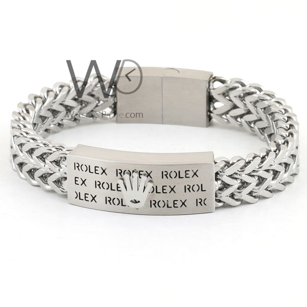 Rolex metal silver men's bracelet | Watches Prime