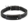 Montblanc black metal men's bracelet | Watches Prime