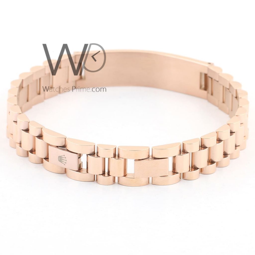 Rolex metal rose gold men's bracelet | Watches Prime