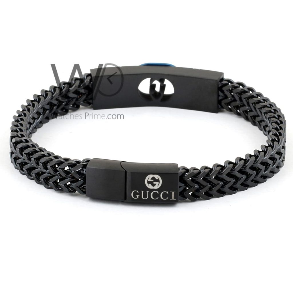 Gucci black metal men's bracelet | Watches Prime