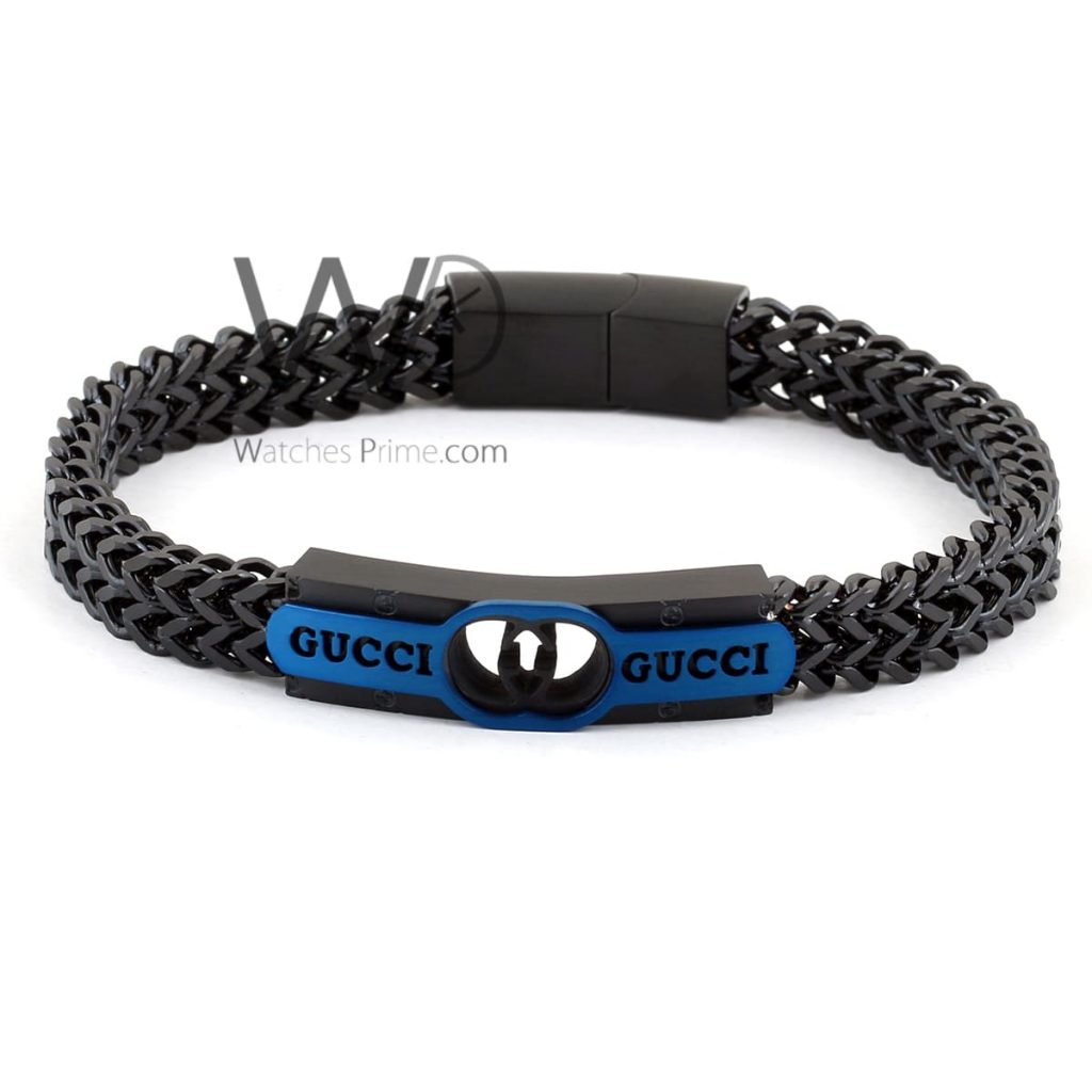 Gucci black metal men's bracelet | Watches Prime