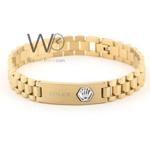 Rolex metal gold men's bracelet | Watches Prime