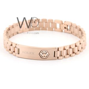 Rolex stainless steel rose gold men's bracelet | Watches Prime