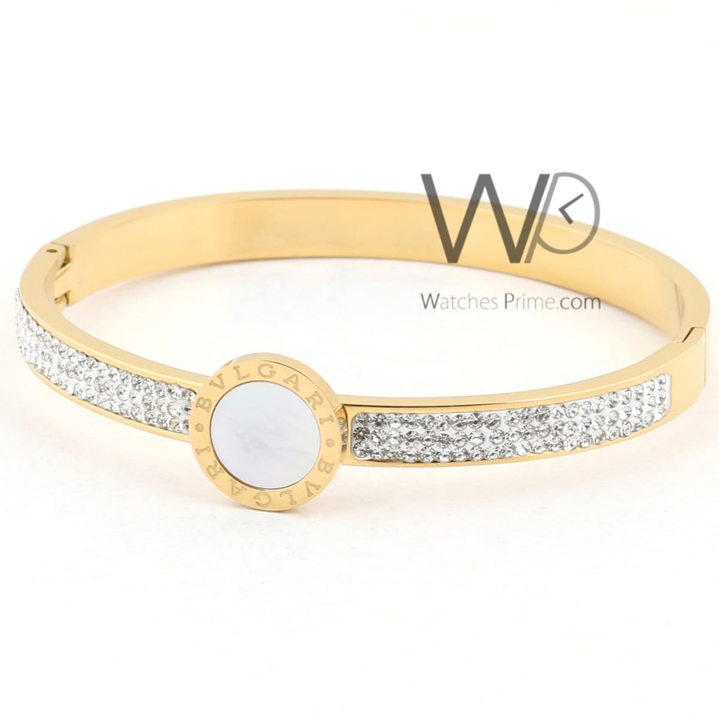 Bvlgari stainless steel gold women's bracelet | Watches Prime