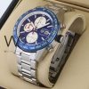 tag heuer chronograph WATCH BLUE WITH STAINLESS STEEL SILVER BELT | واتشز برايم