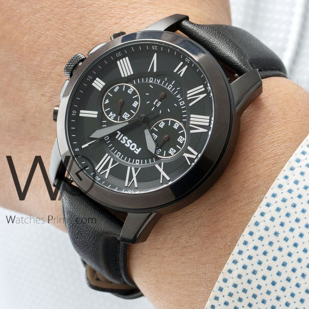 Fossil Grant Chronograph with Black dial | Watches Prime