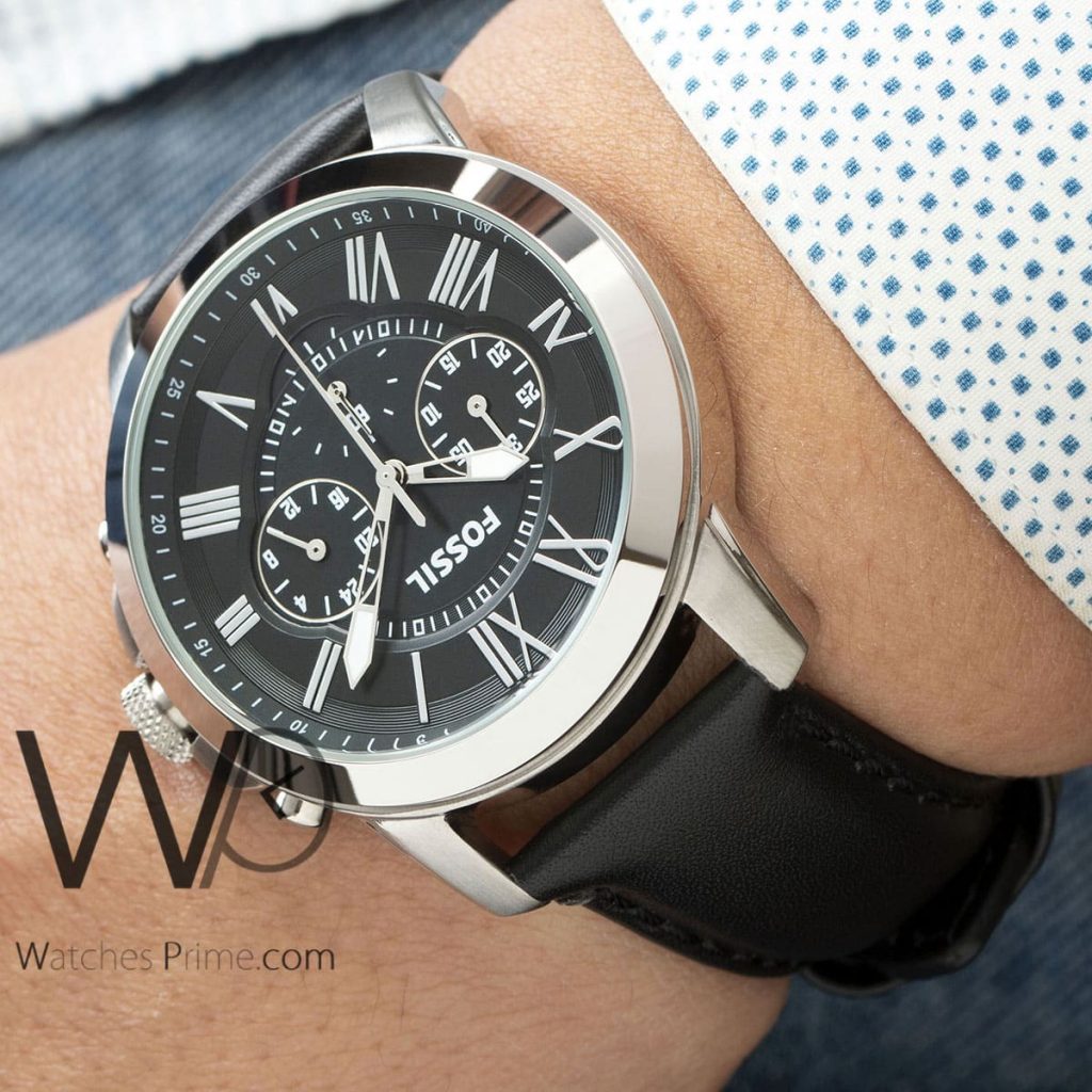 Fossil Grant Chronograph with Black dial | Watches Prime