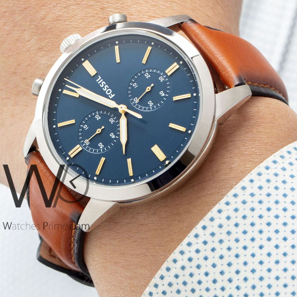 Fossil Grant Chronograph with Blue dial | Watches Prime