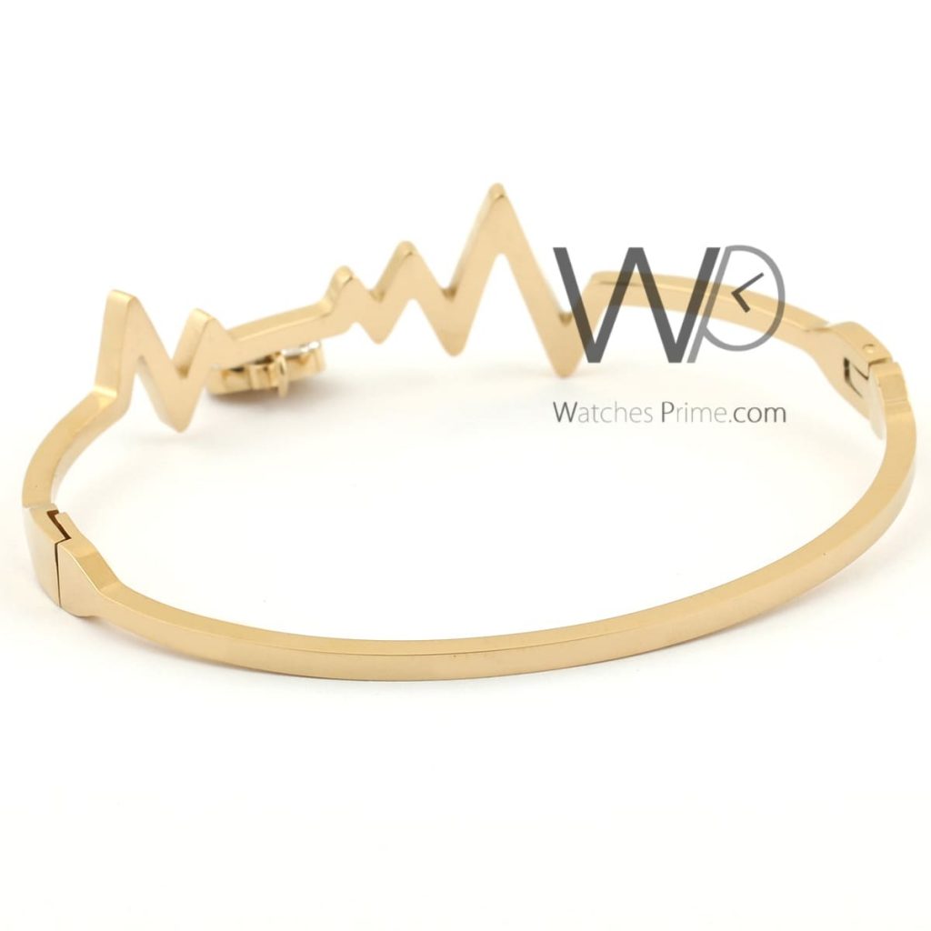ECG gold metal women bracelet | Watches Prime
