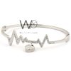ECG silver metal women bracelet | Watches Prime
