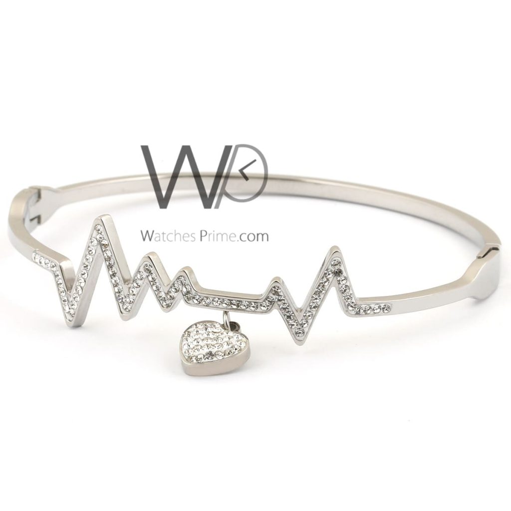 ECG silver metal women bracelet | Watches Prime