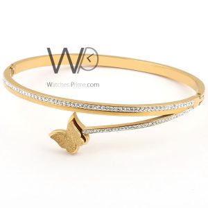 Butterfly metal gold women bracelet