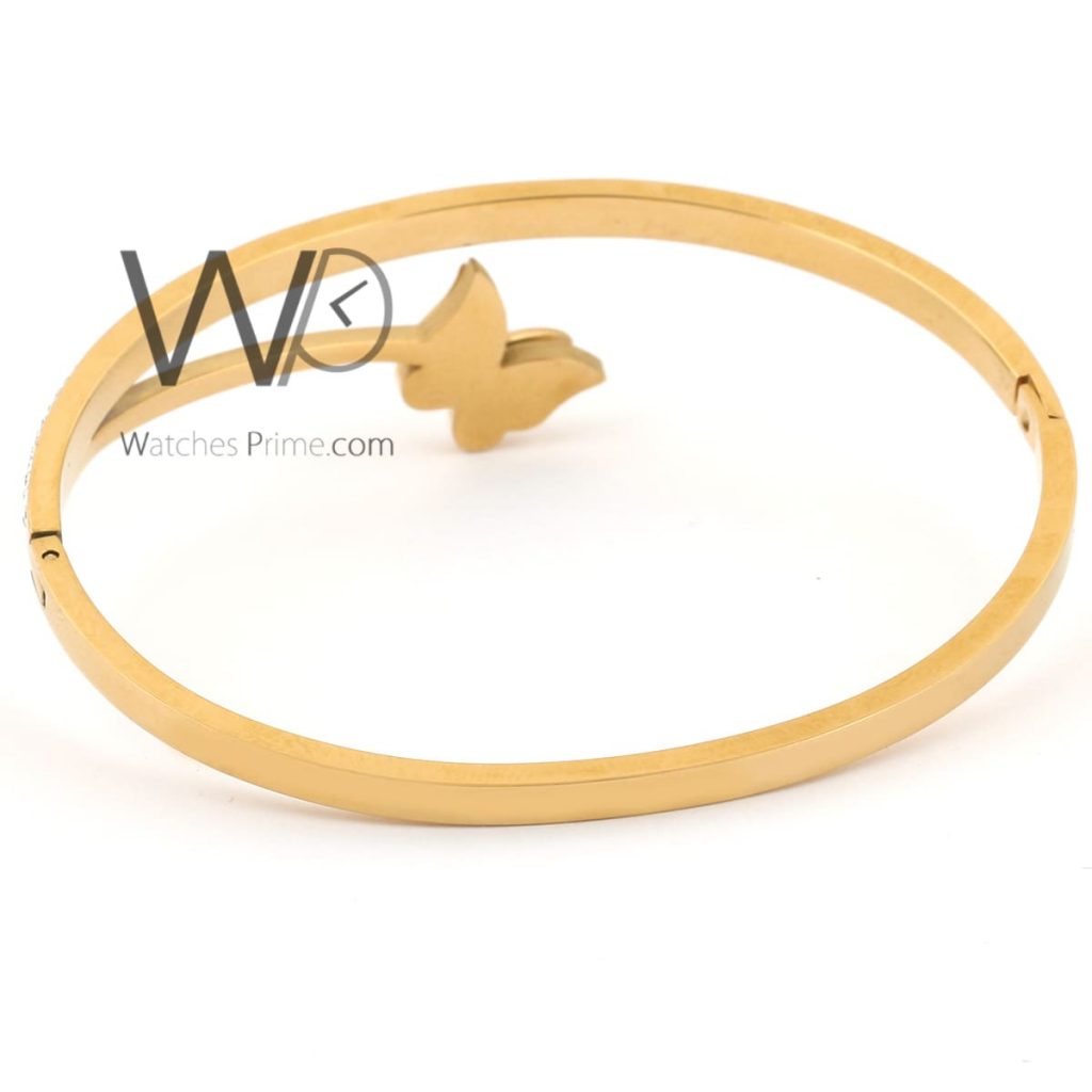 Butterfly metal gold women bracelet | Watches Prime
