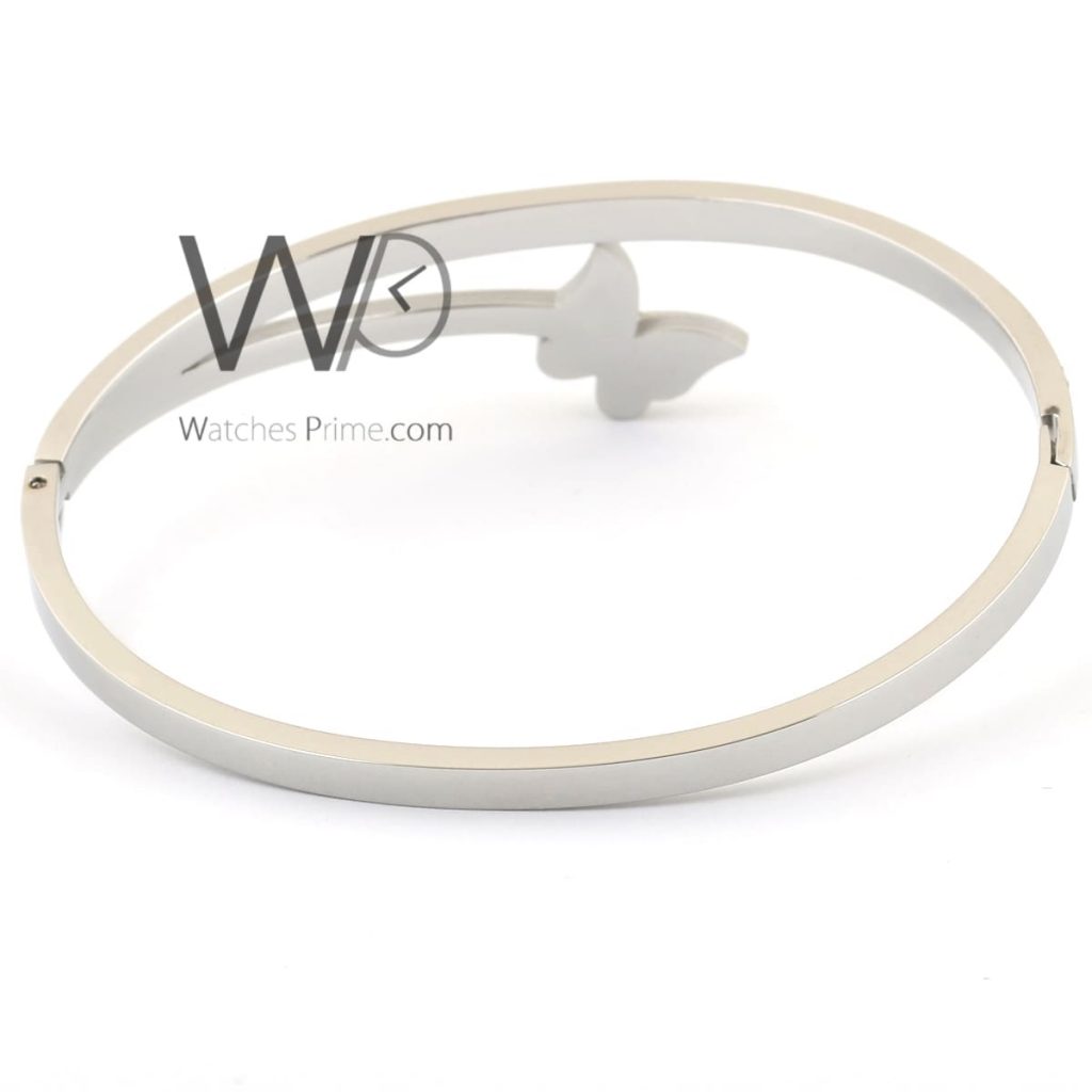 Butterfly metal silver women bracelet | Watches Prime