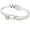 Butterflies metal silver women bracelet | Watches Prime