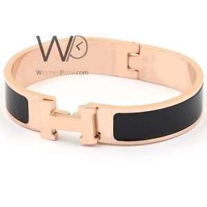 Hermes women bracelet rose gold metal