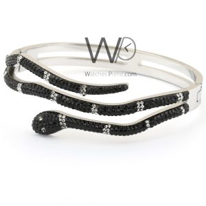 Snake women bracelet silver stainless steel