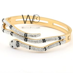 Snake women bracelet gold stainless steel