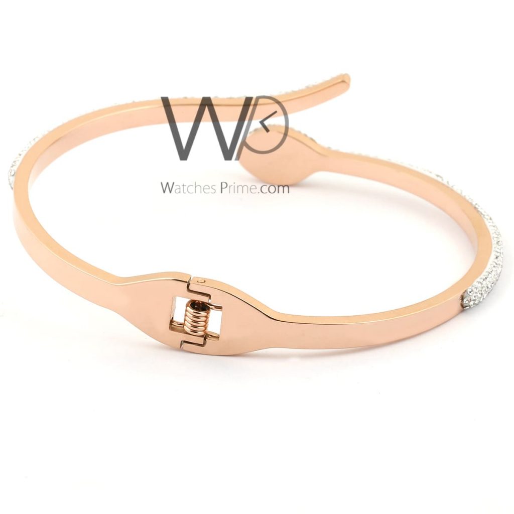 Snake rose gold metal women bracelet | Watches Prime