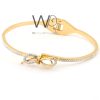 Bowknot women bracelet gold stainless steel | Watches Prime