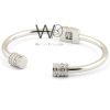 Women bracelet with diamonds silver metal | Watches Prime