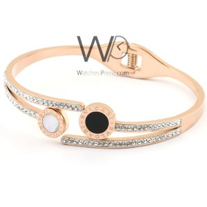 Bvlgari women's metal bracelet rose gold