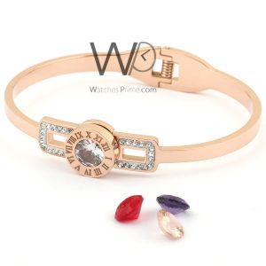 Bvlgari stainless steel rose gold women bracelet