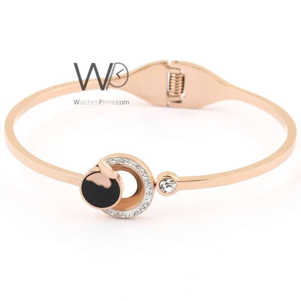 Butterfly metal rose gold women bracelet | Watches Prime