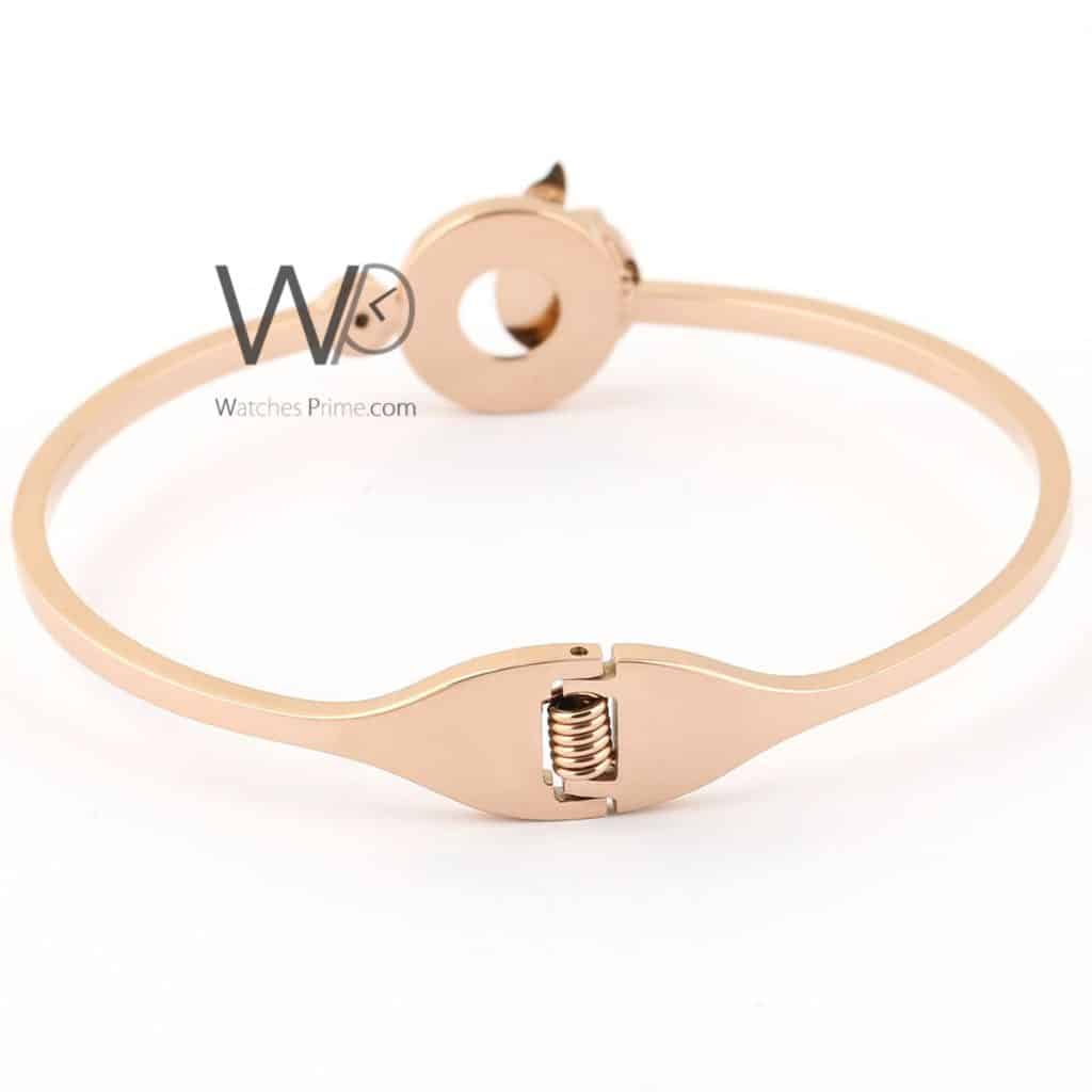 Butterfly metal rose gold women bracelet | Watches Prime