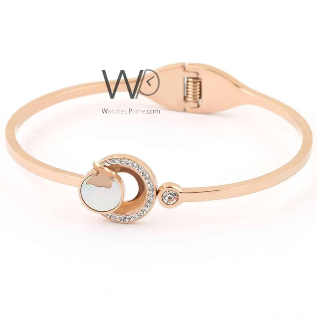 Butterfly rose gold metal women bracelet | Watches Prime