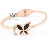 Butterfly bracelet rose gold metal for women | Watches Prime