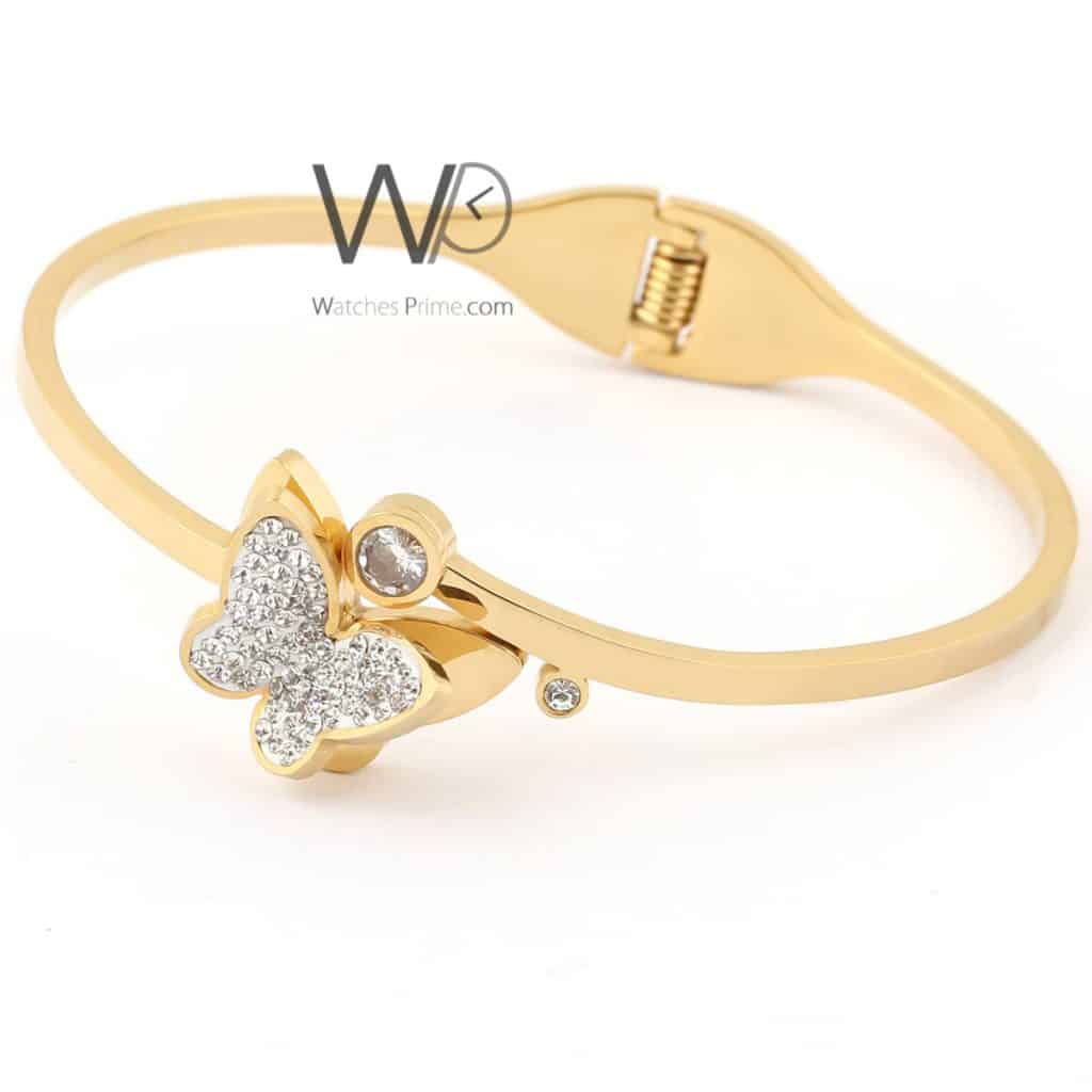 Butterfly metal gold women's bracelet | Watches Prime