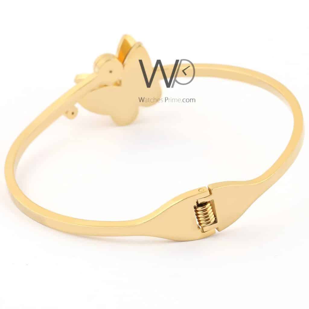 Butterfly metal gold women's bracelet | Watches Prime