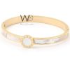 Latin Numbers women bracelet gold metal | Watches Prime