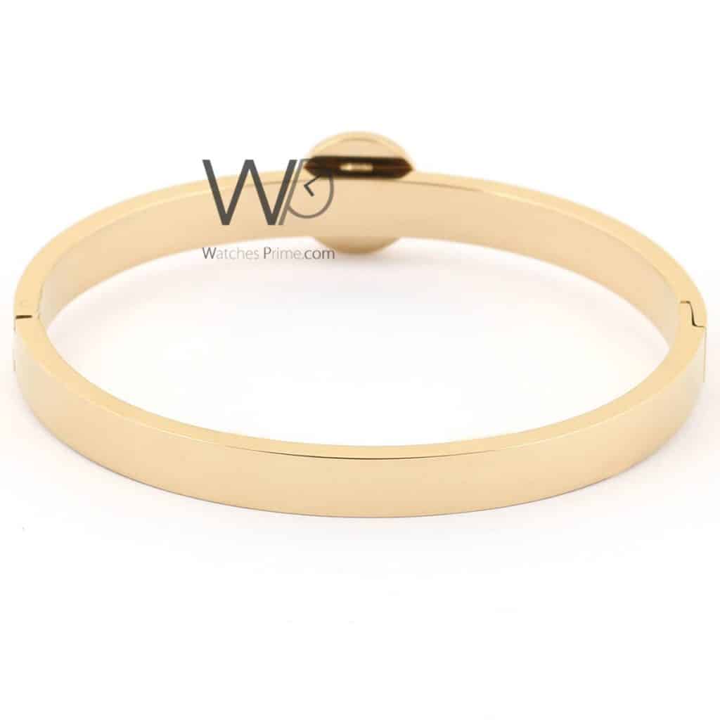 Latin Numbers women bracelet gold metal | Watches Prime