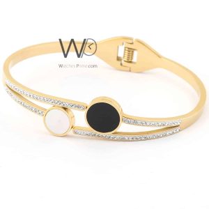 Women’s gold diamond bracelet, refined elegance