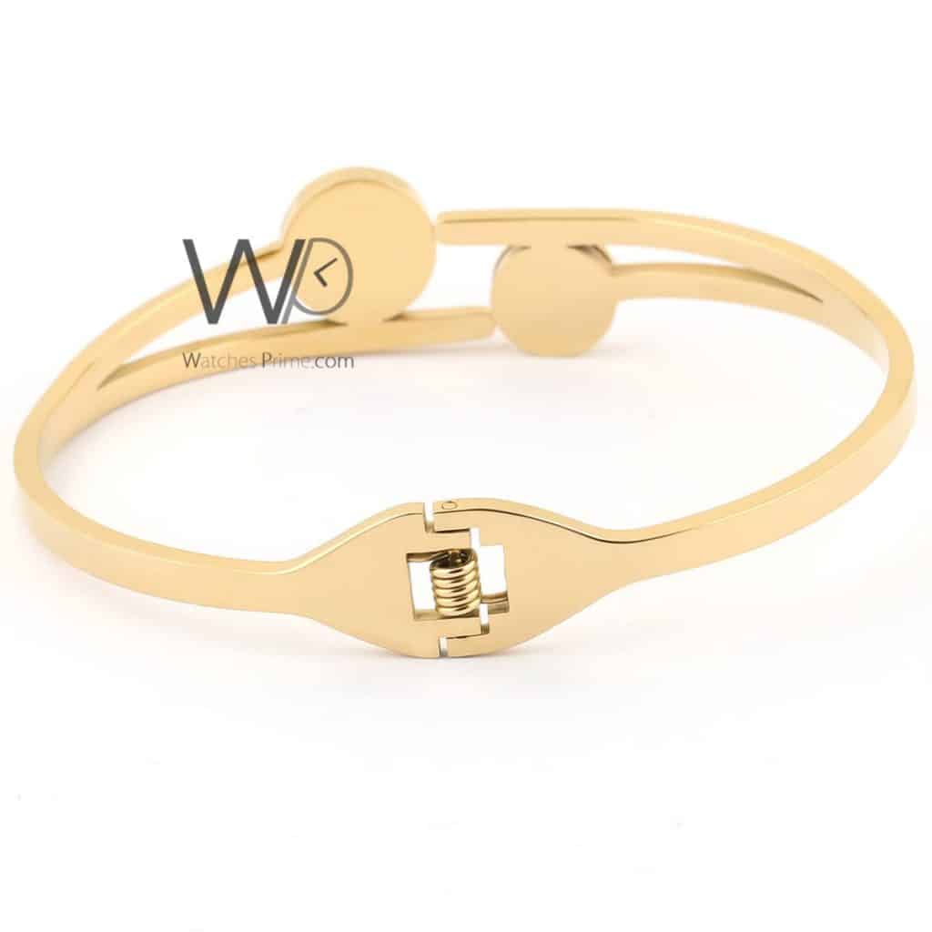 Women bracelet with diamonds gold metal | Watches Prime