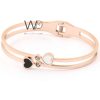 Hearts rose gold metal women bracelet | Watches Prime