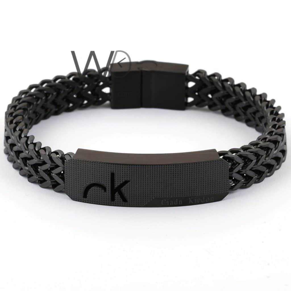 Calvin Klein CK black metal men's bracelet | Watches Prime