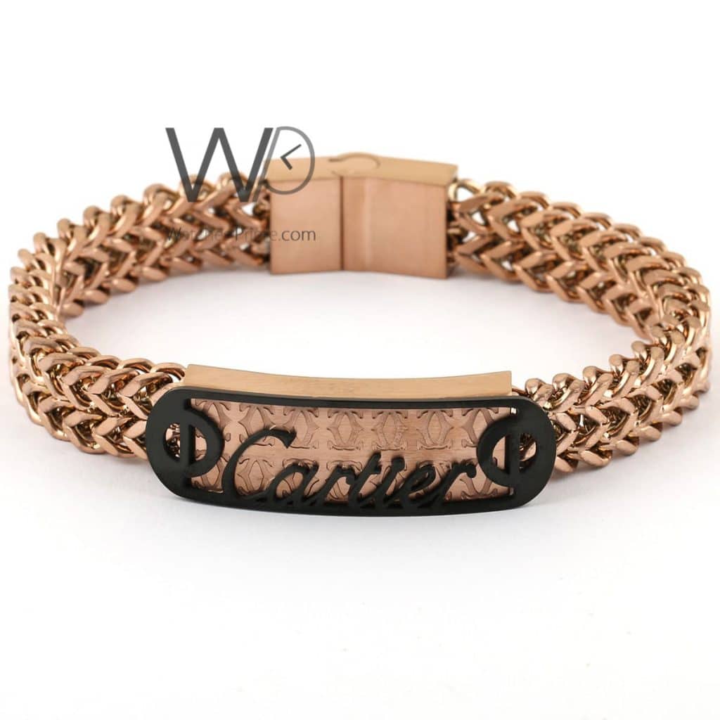 Cartiae gold metal men's bracelet | Watches Prime