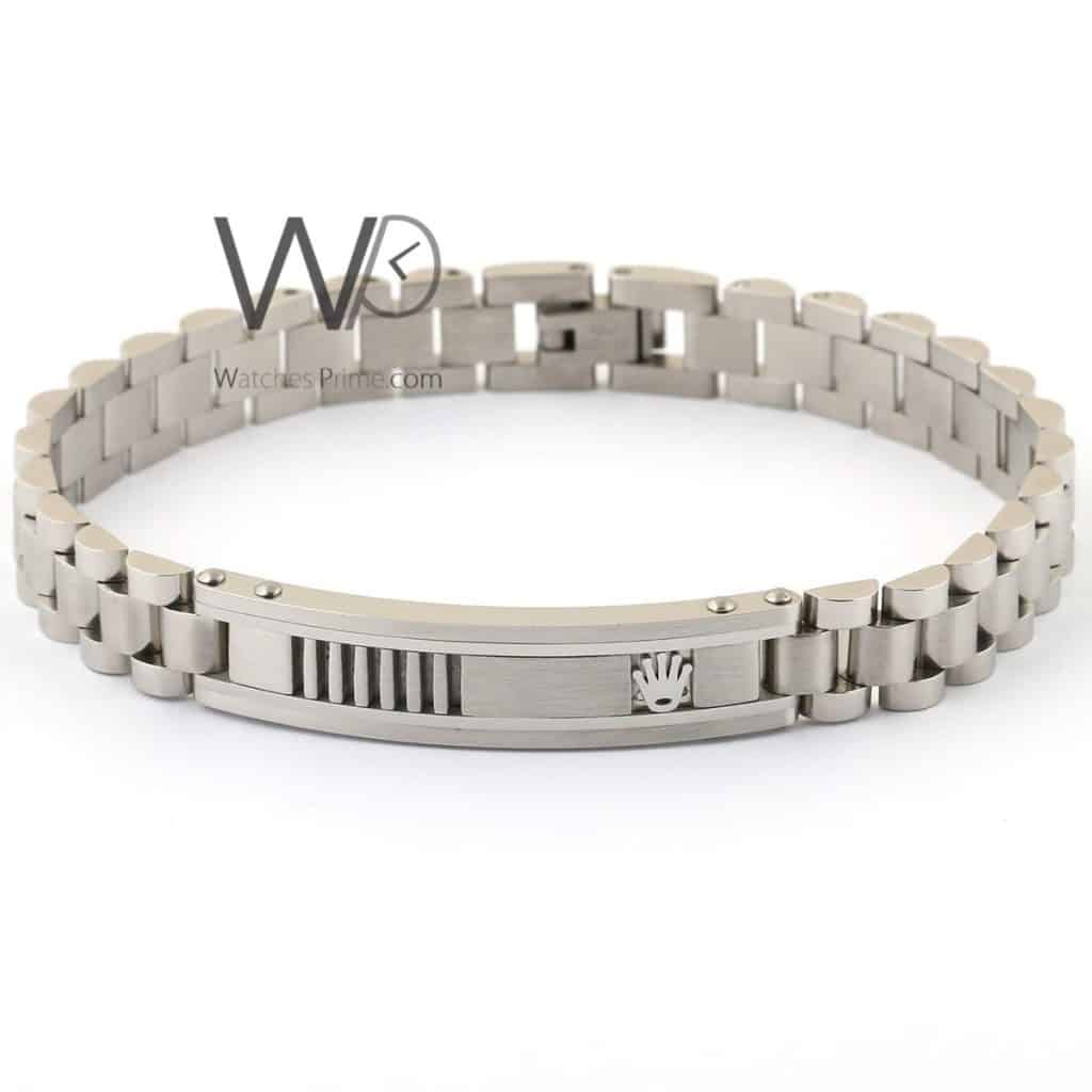 Rolex stainless steel silver men bracelet | Watches Prime