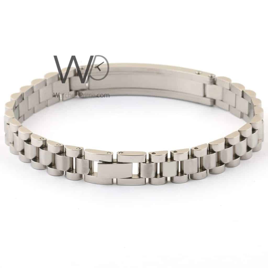 Rolex stainless steel silver men bracelet | Watches Prime