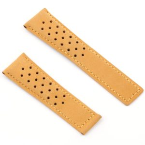 Tag heuer leather brown watch band